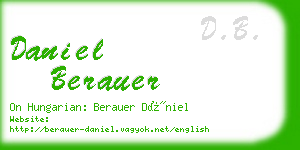 daniel berauer business card